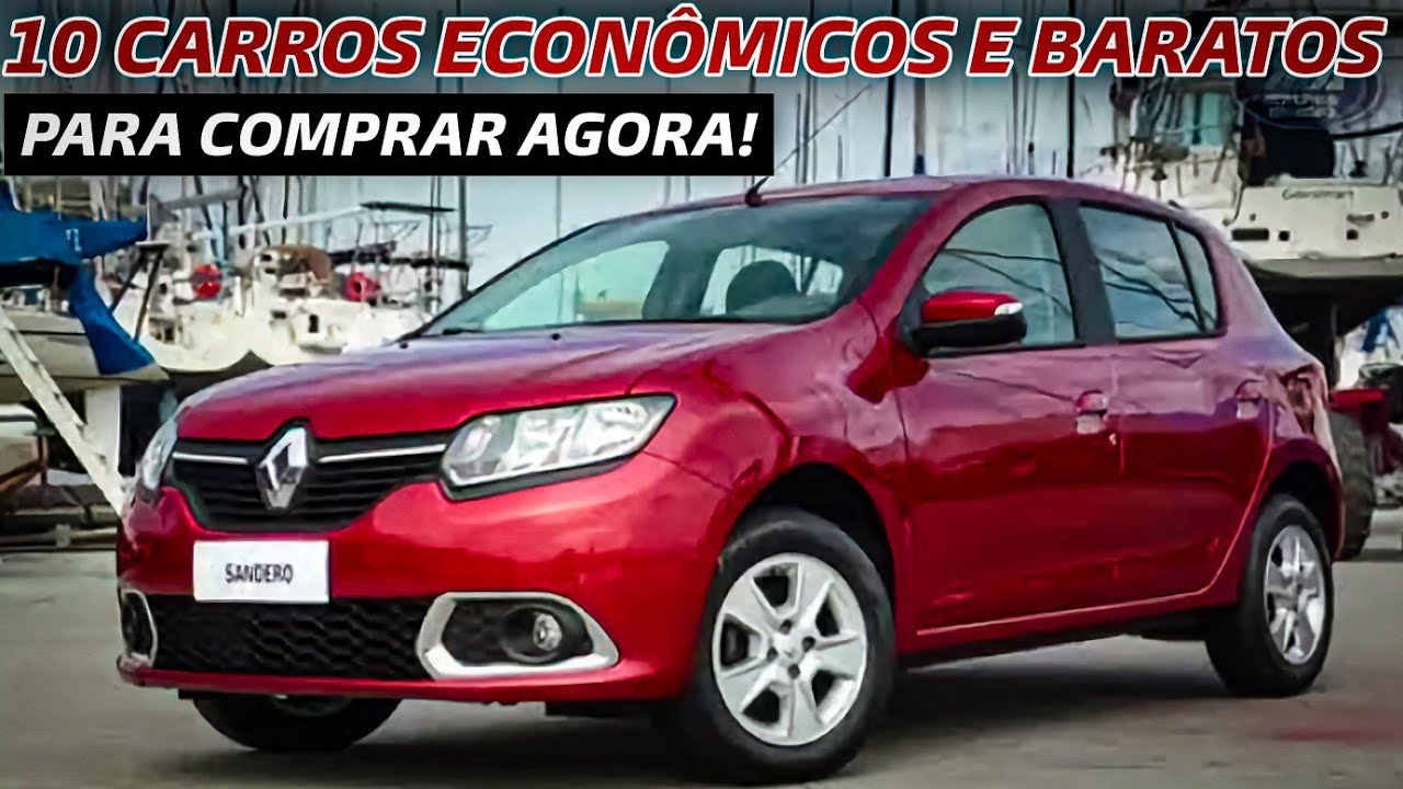 10 CARROS USADOS MAIS ECONÔMICOS PARA VOCÊ COMPRAR AGORA!