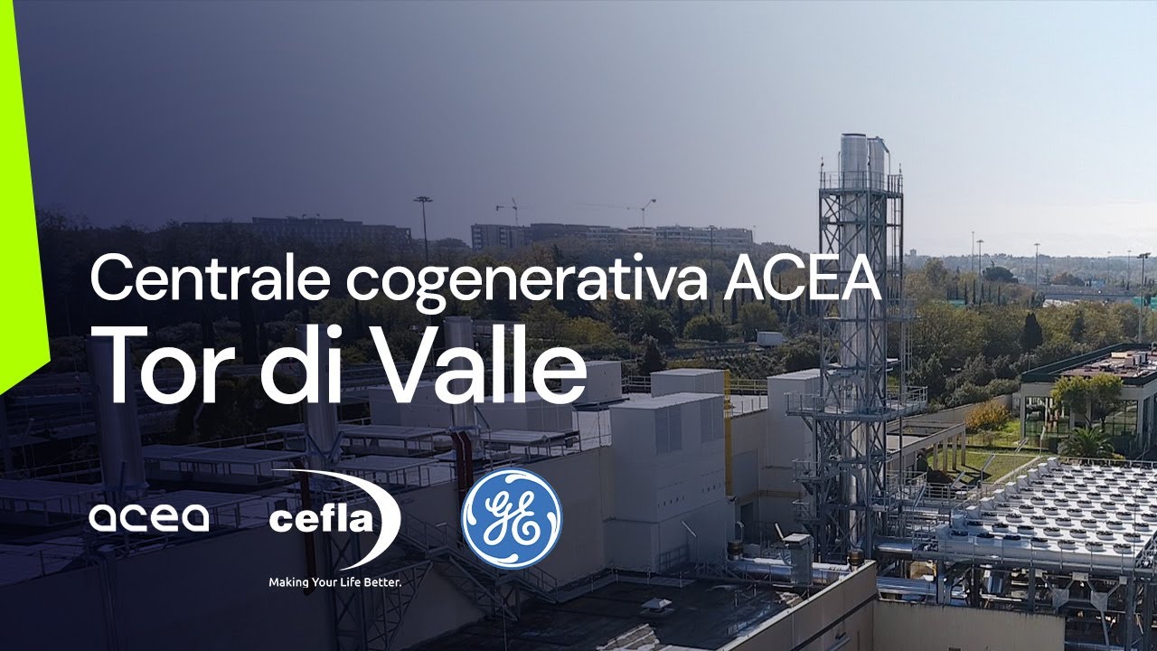 Centrale cogenerativa - District Heating Plant | Acea Tor di Valle - Roma | Cefla Engineering