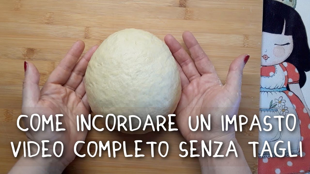 COME INCORDARE UN IMPASTO con la planetaria. VIDEO COMPLETO SENZA TAGLI!