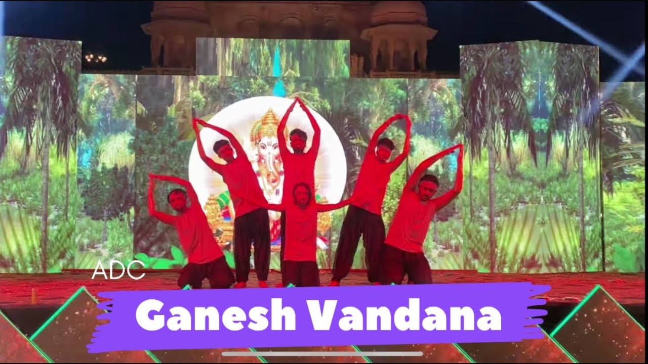 Ganesh Vandana Dance Performance￼ Choreography by Vijender solanki  ADC  #bikaner #trending