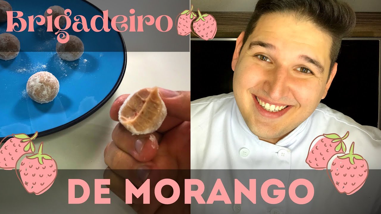 BRIGADEIRO DE MORANGO DE VERDADE!