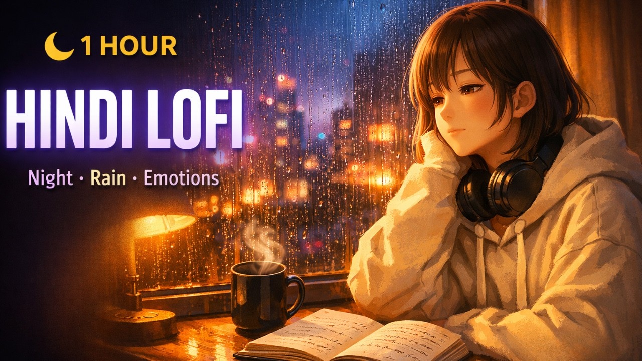 🌙1 Hour Hindi Lofi Mix | Raat Ki Tanhai Mein | Sad Night Songs To Cry/Study/Sleep 💔| Hindi Lofi 2026