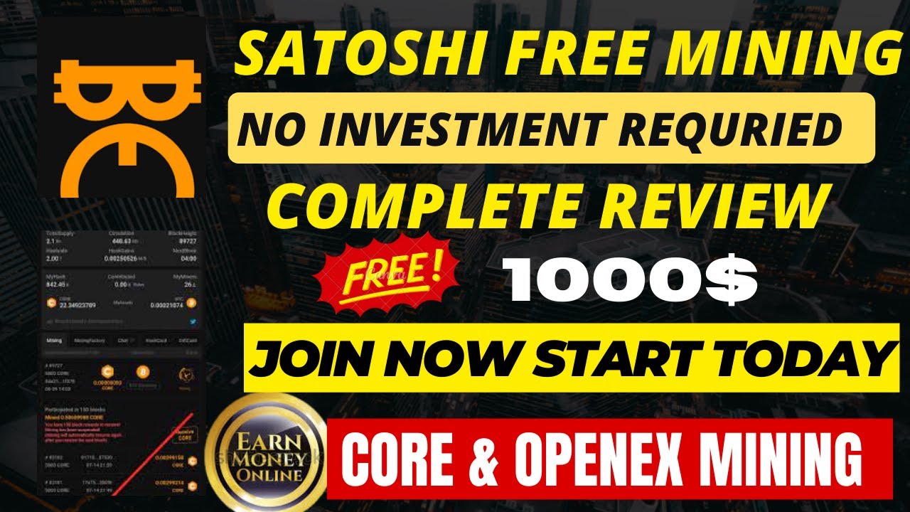 1000$ Satoshi Mining App Review | Satoshi CORE, OPENX Mining Real or Fake | Satoshi App Withdrawal?