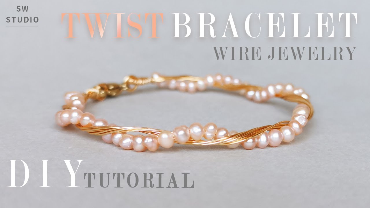 Twist bracelet/Easy Bracelet/DIY Bracelet/Wire Wrap Bracelet Tutorial/How to make