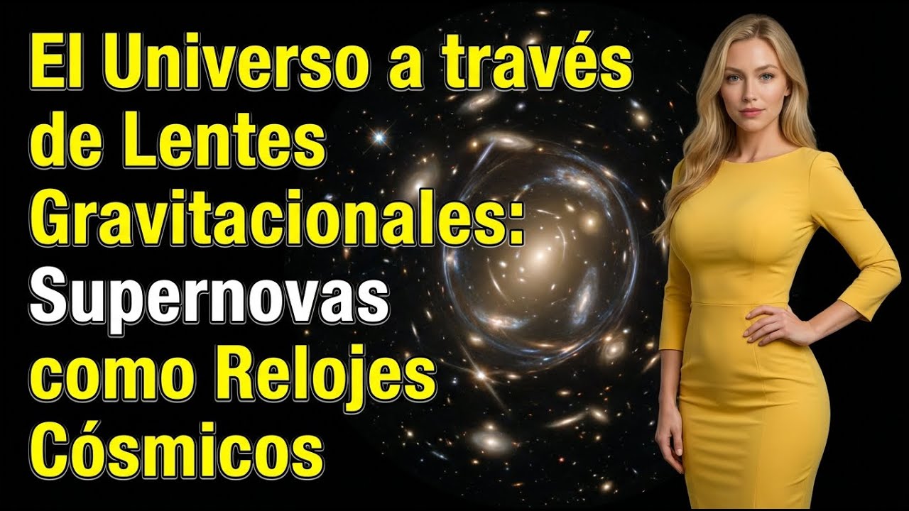 El Universo a través de Lentes Gravitacionales: Supernovas como Relojes Cósmicos