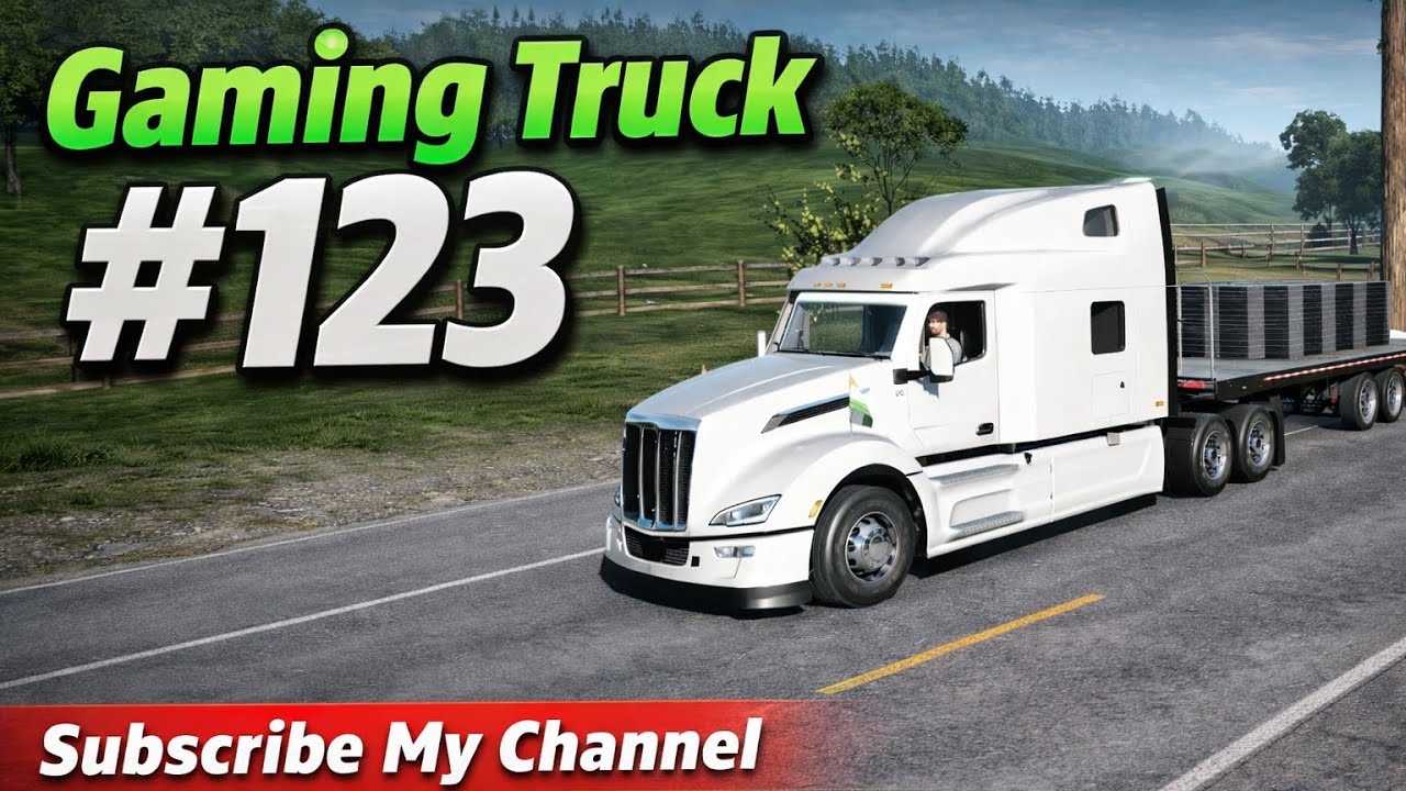 🚛 Dangerous Mountain Cargo Delivery | Gaming Truck #123 | Real Truck Driving Challenge