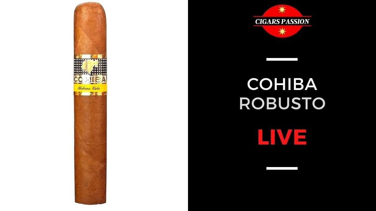 Dégustation du Cohiba Robusto en LIVE (PARTIE 01)