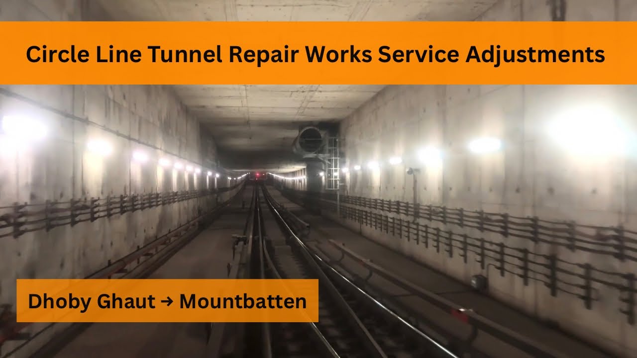 [CCL Tunnel Works] SMRT CCL: Dhoby Ghaut → Mountbatten