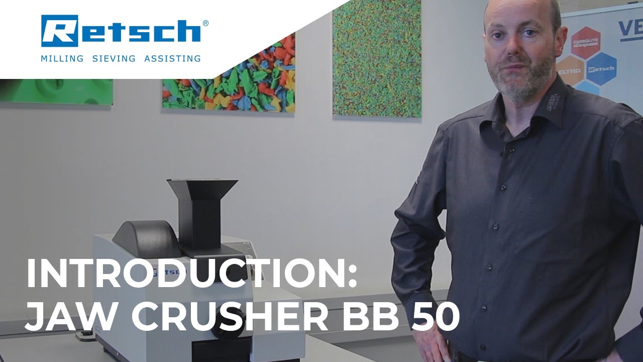 Jaw Crusher BB 50 - Introduction #RETSCH #jawcrusher #laboratoryinstruments