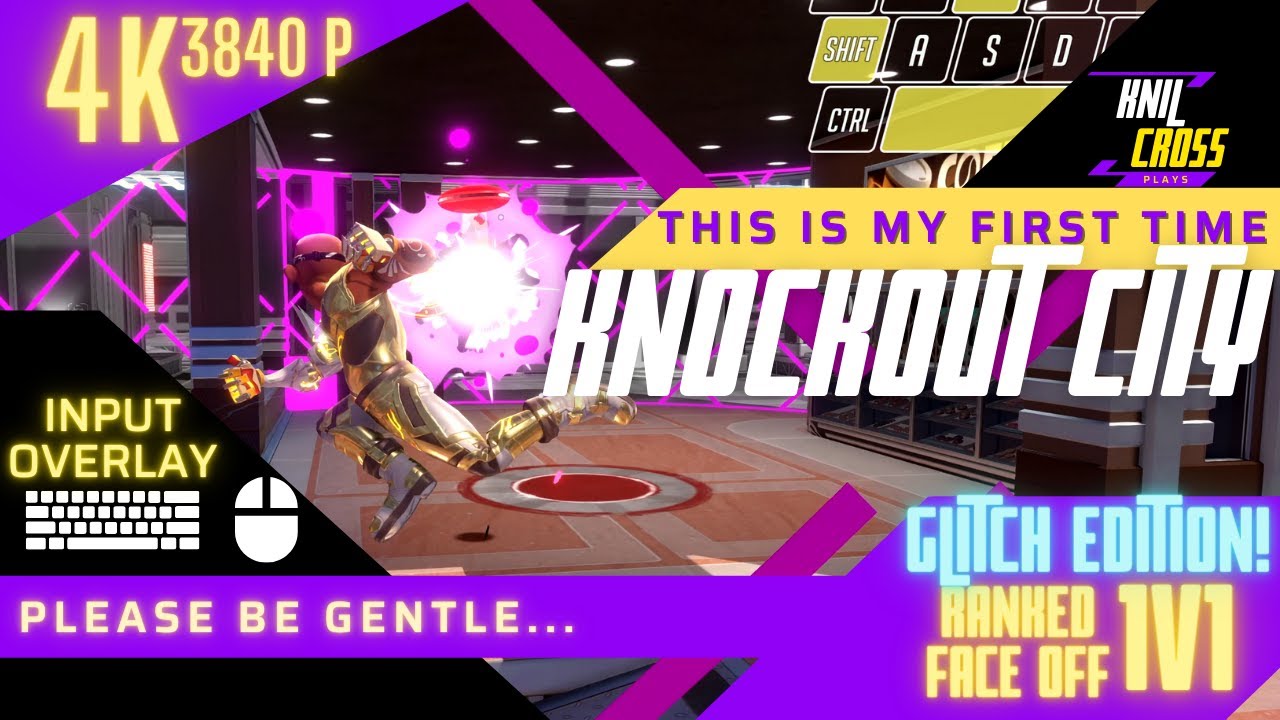 Knockout City 4k 3840p 1v1 Face off RANKED! AND FREAKING GLITCHES!