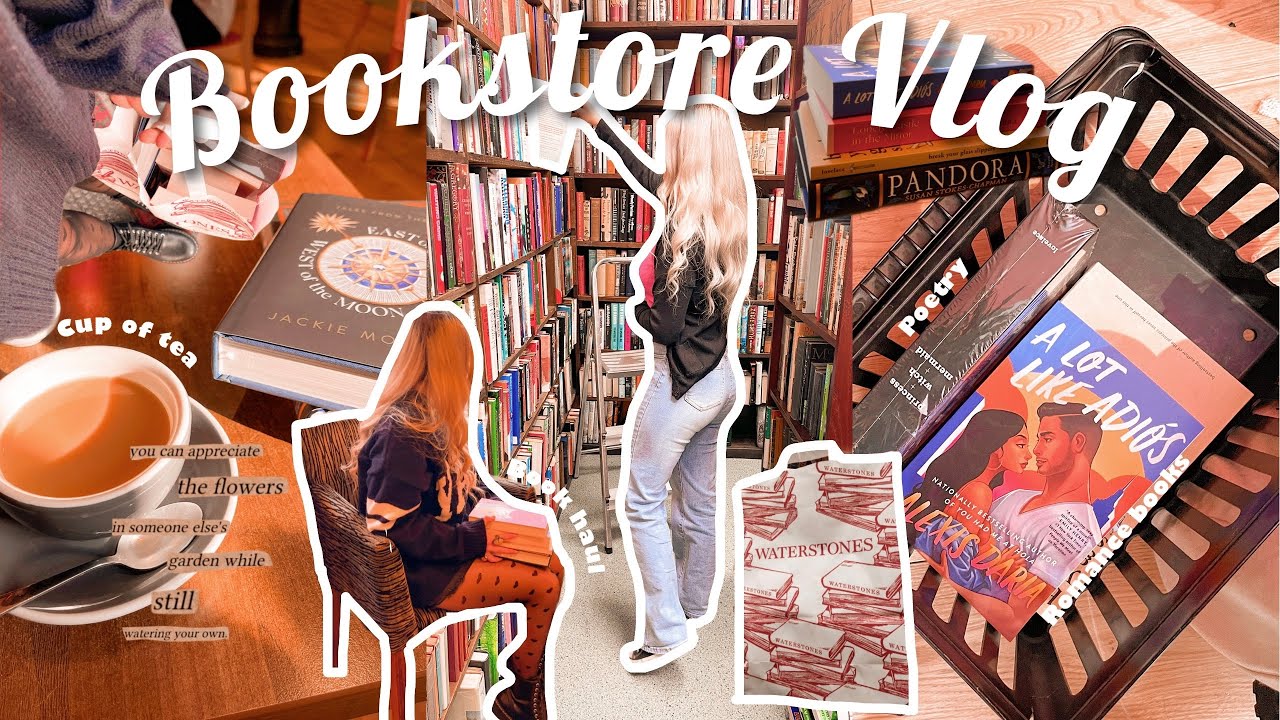 Bookstore Vlog + haul | come bookshopping with me at Waterstones 🛍📚