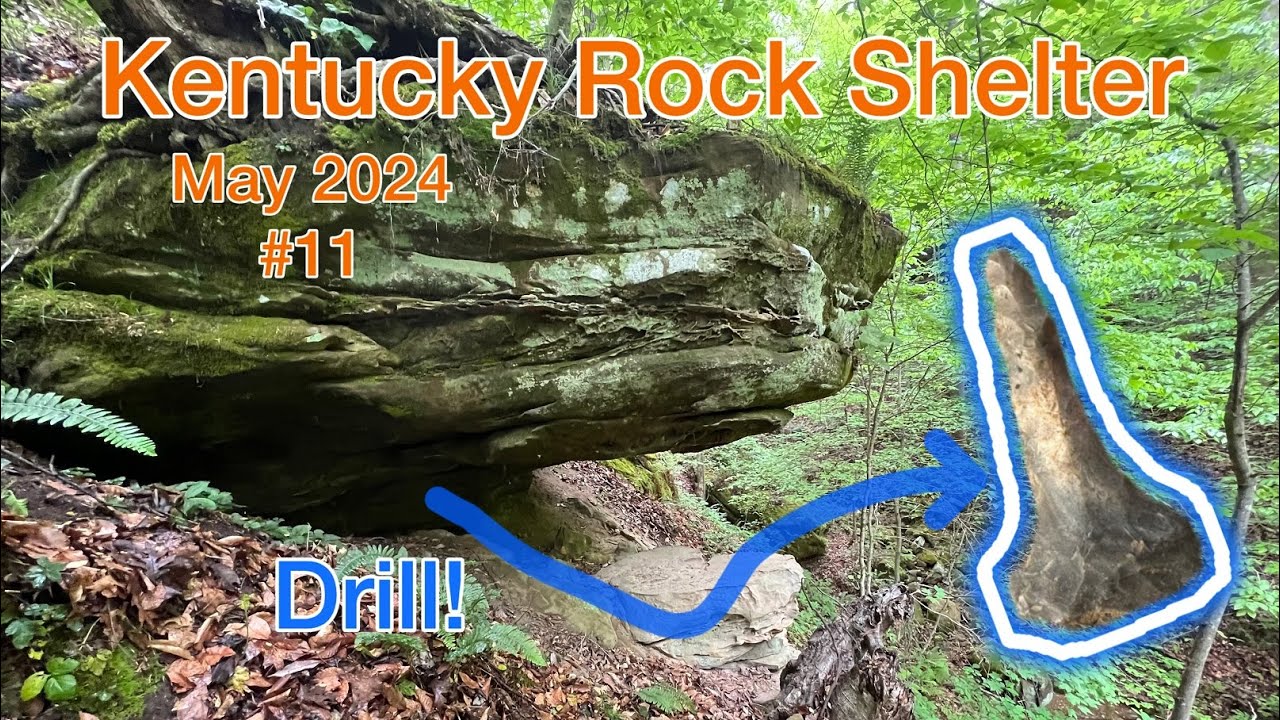 Kentucky Rock Shelter - Arrowheads and Artifacts - #11
