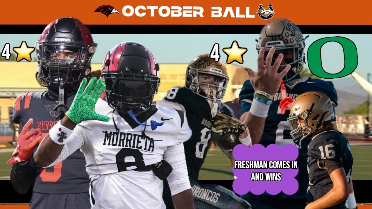 MURRIETA VALLEY VS VISTA MURRIETA | FRESHMAN QB COMES IN AND WIN