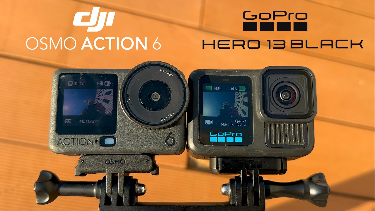 GoPro HERO 13 Black vs DJI Osmo ACTION 6: ¿CUÁL ELEGIR? COMPARATIVA completa.