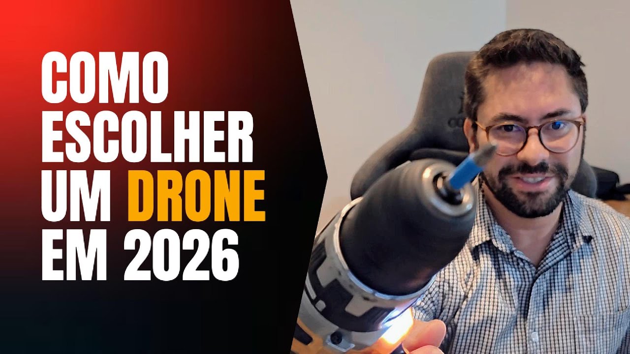 Como escolher um drone em 2026 - Conversa honesta para te ajudar a não errar na compra!