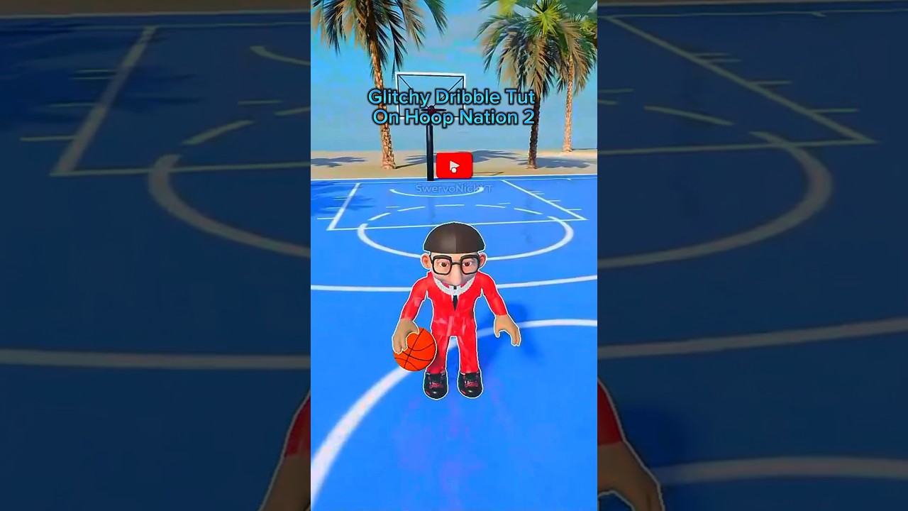 Glitchy Dribble Tut On Hoop Nation 2 (Roblox Basketball Game)