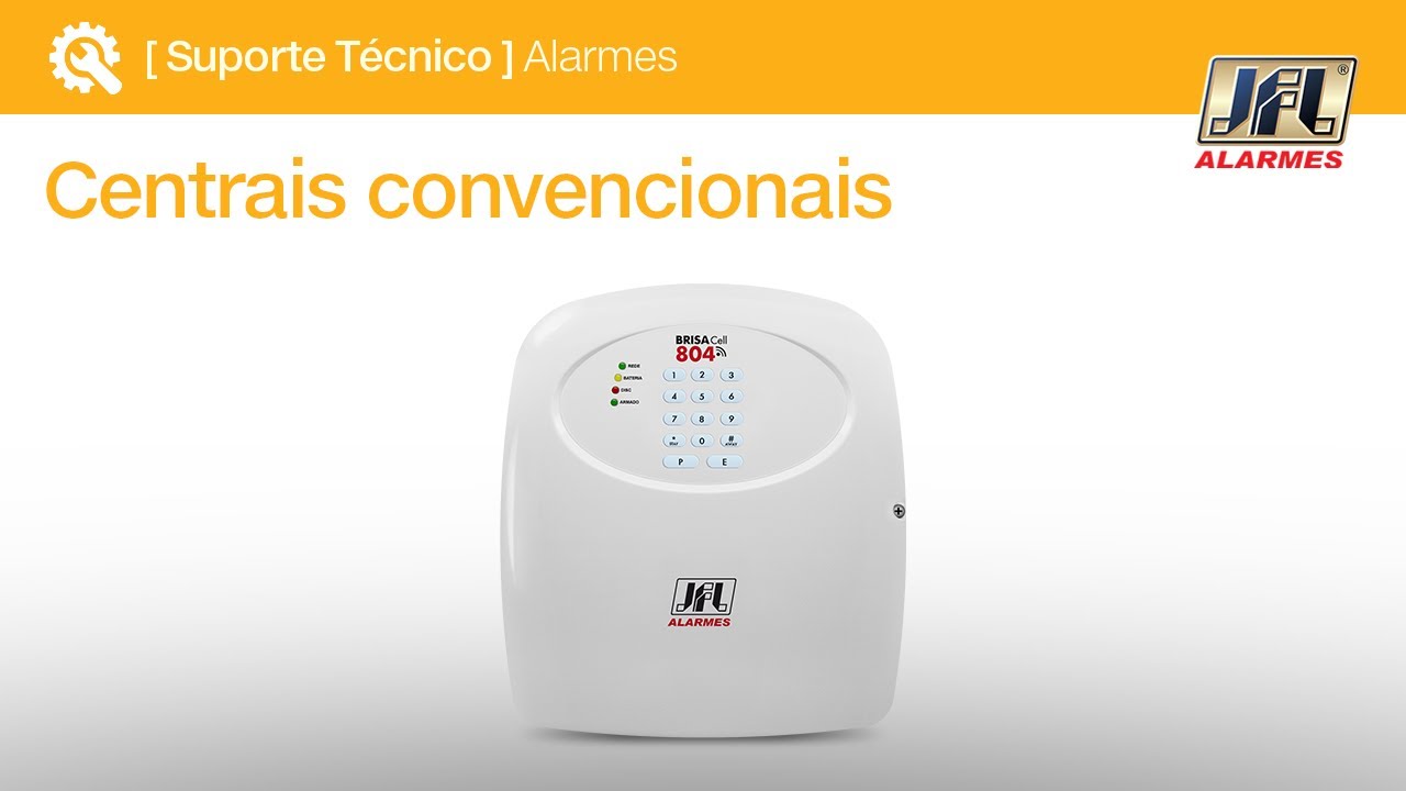 Como armar, desarmar e receber informações via SMS da central de alarme Brisa Cell- 804