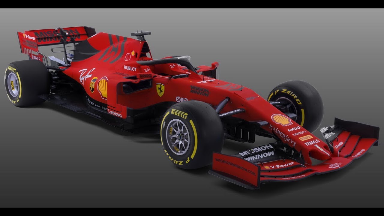 New 2019 Ferrari SF90 Formula 1 car