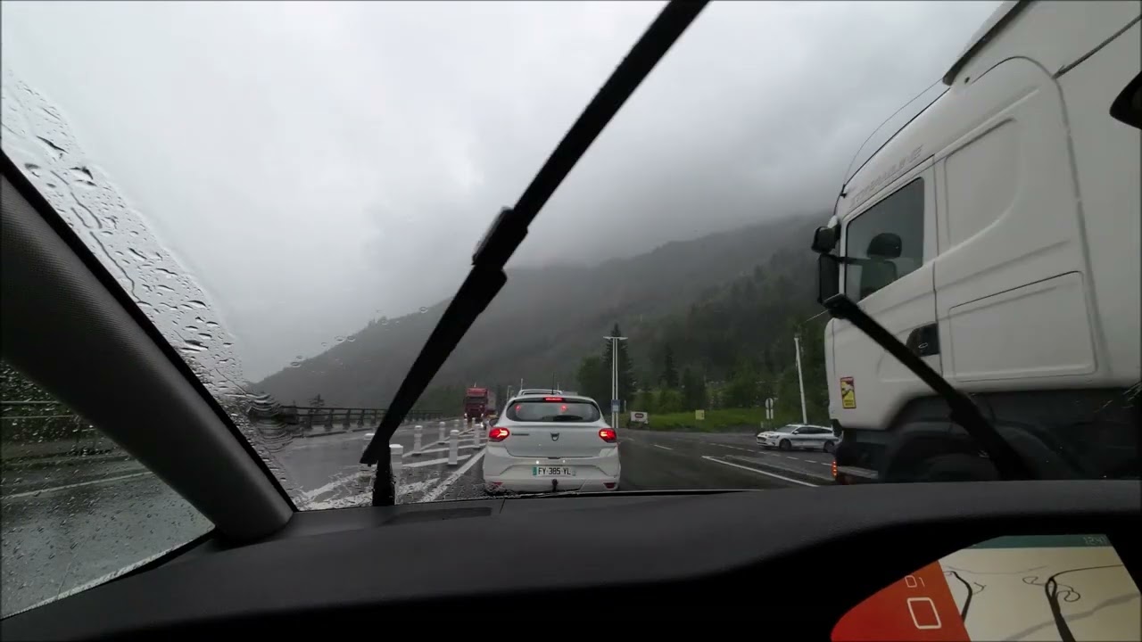 Driving from Chamonix France to Aosta Italy