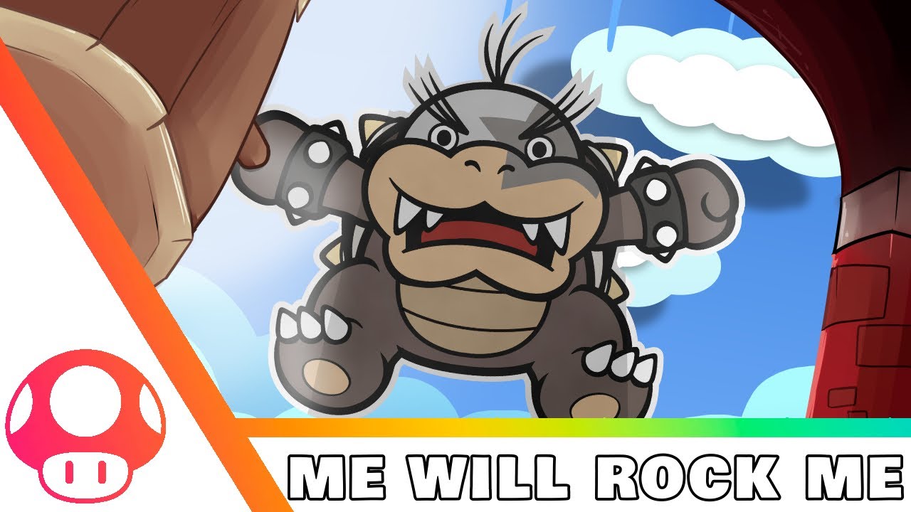 ME WILL ROCK ME - Cover with Lyrics | Paper Mario: Colour Splash