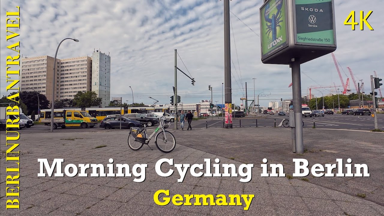 Berlin - Morning Cycling | Germany 4K 🇩🇪