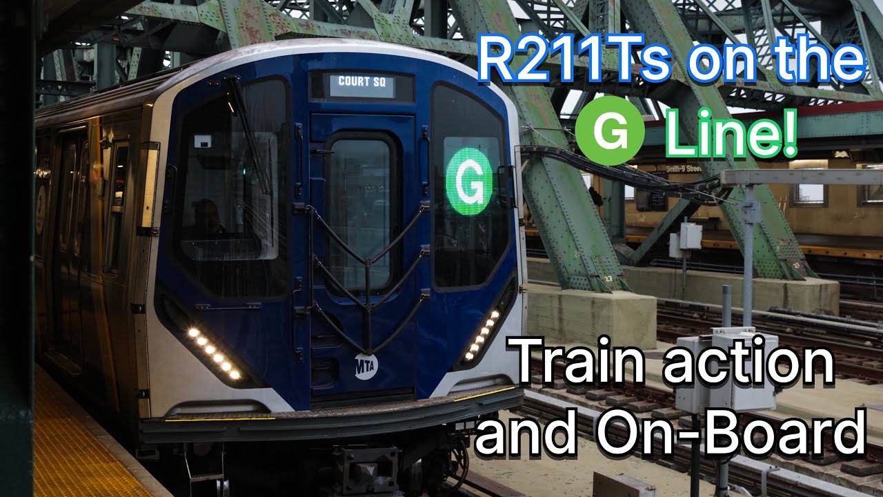 R211Ts are now running on the (G) line! | R211T (G) Train Action + On-Board