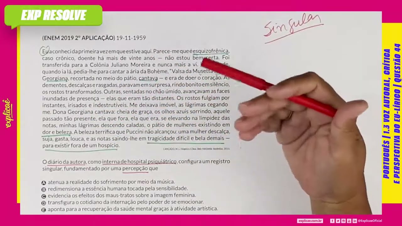 19-11-1959 EU A CONHECI DA PRIMEIRA VEZ EM (...) | VOZ AUTORAL, CRÍTICA E PERSPECTIVA DO EU LÍRICO