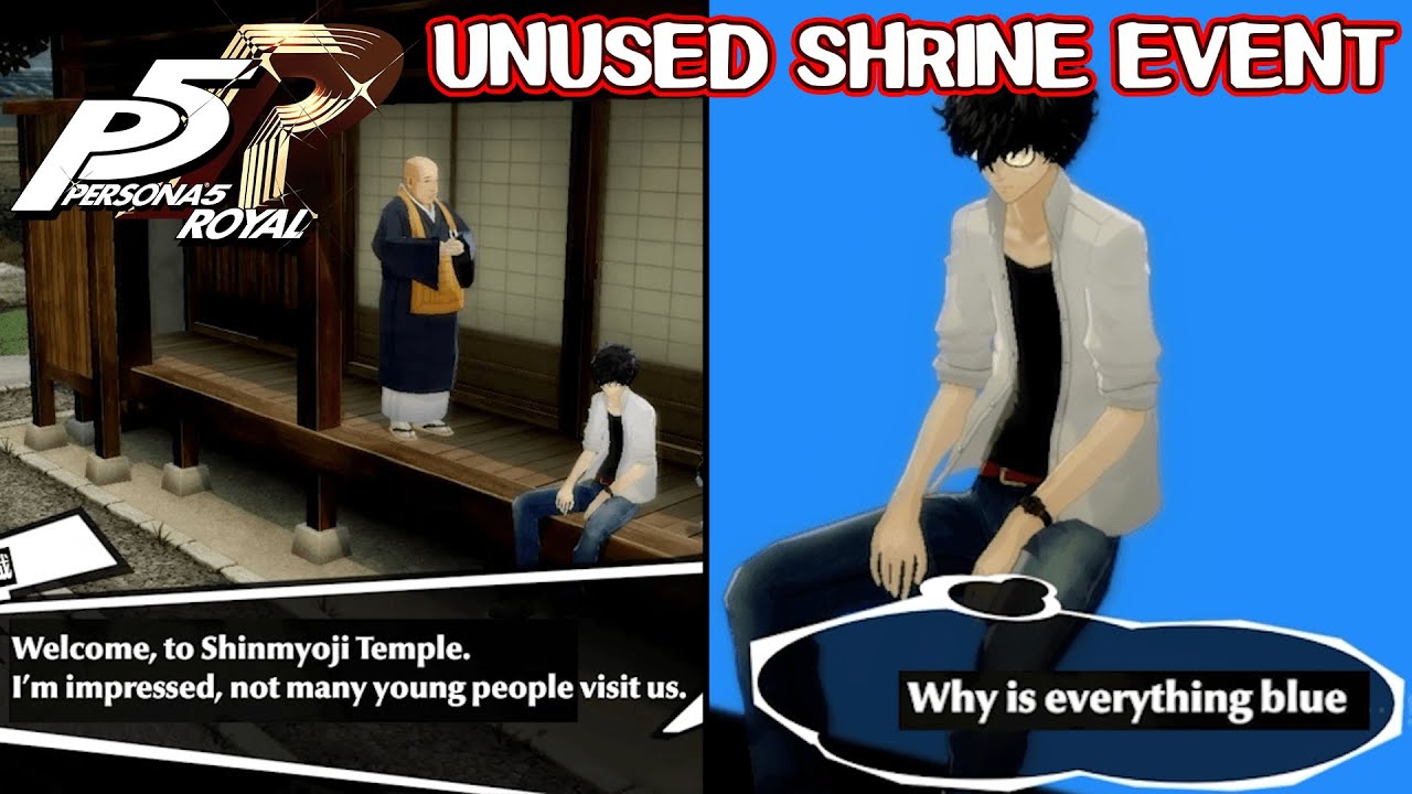 Unused Temple event - Persona 5 Royal
