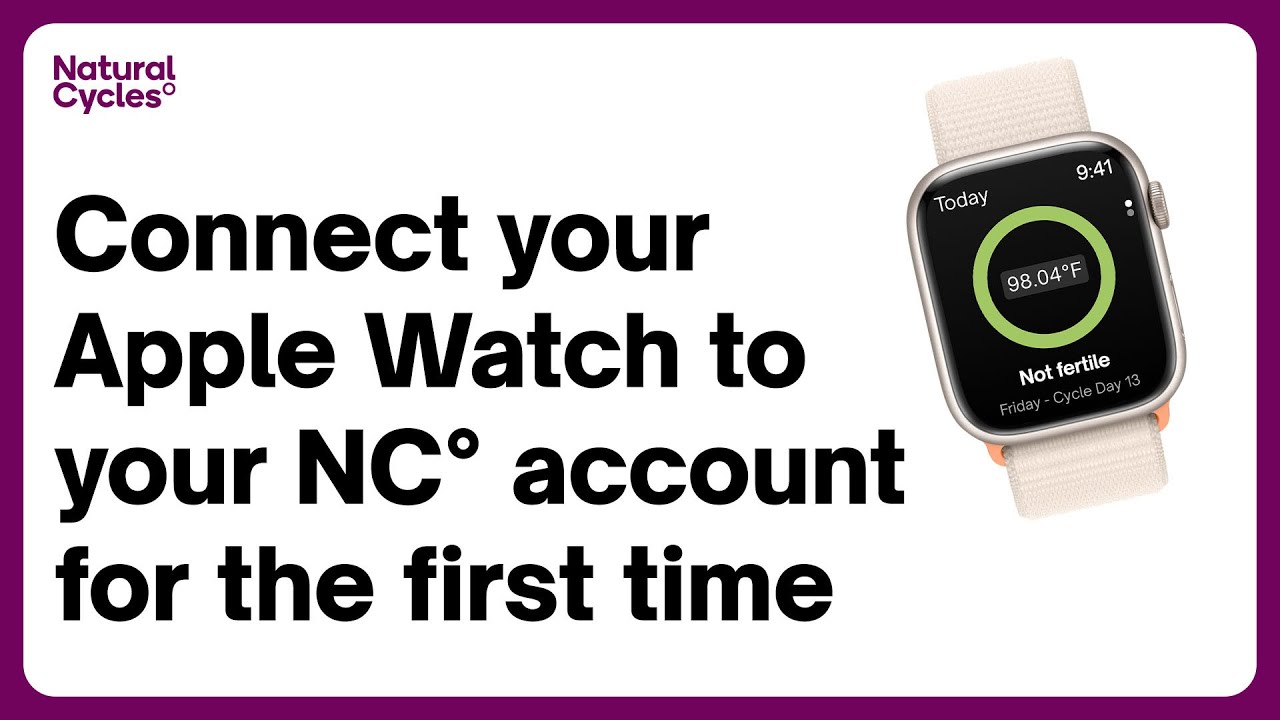 How to connect your Apple Watch to your NC&deg; account for the first time