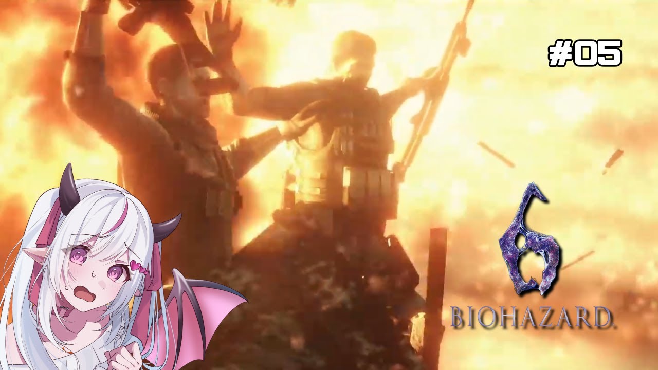 【BIOHAZARD 6】7人の主人公と悪魔 #5【夜深ねるの】
