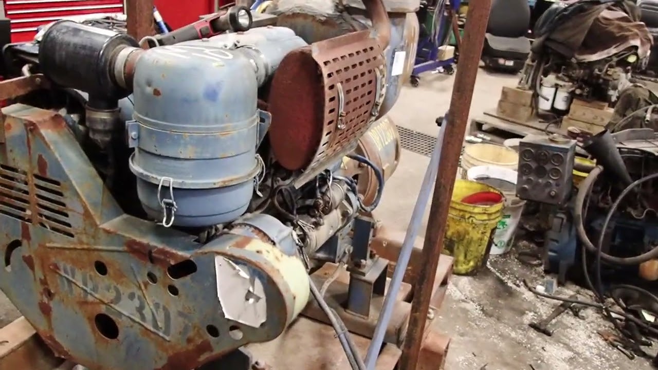 DEUTZ F3L912 ENGINE ON PUMP