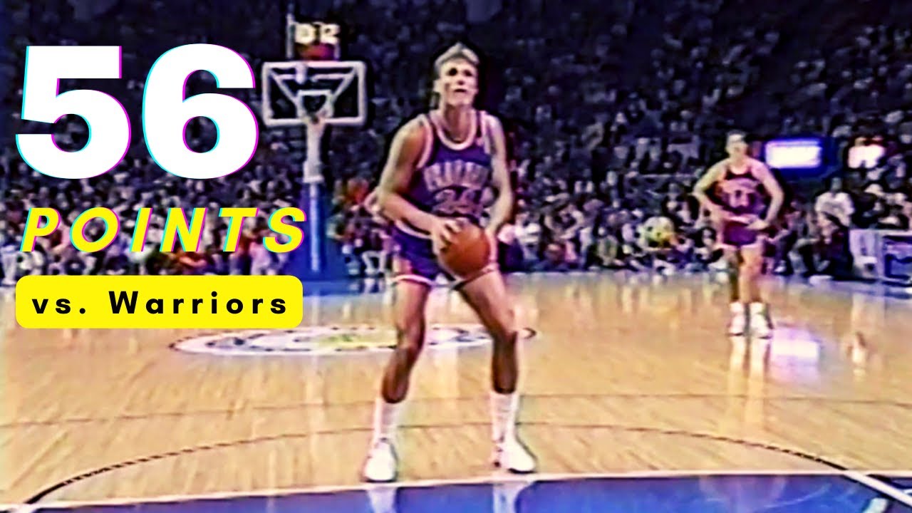 Suns at Warriors 2/18/1990 (Highlights) – Tom Chambers 56 Points!