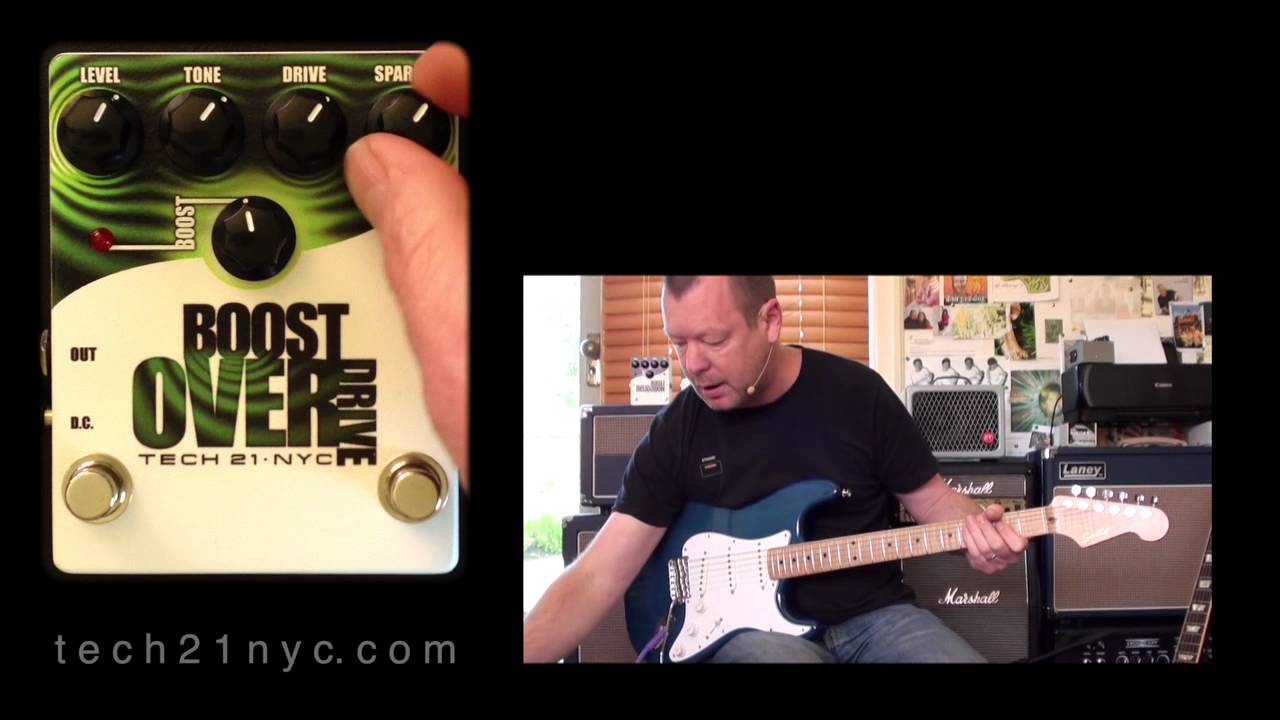 Tech 21 NYC: BOOST OVERDRIVE (single coils and humbuckers)
