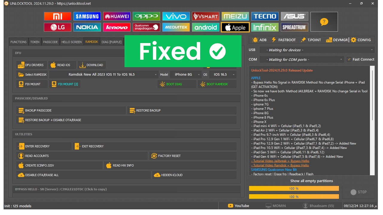 Unlock Tool Ramdisk Not Showing? Here&rsquo;s the Fix!