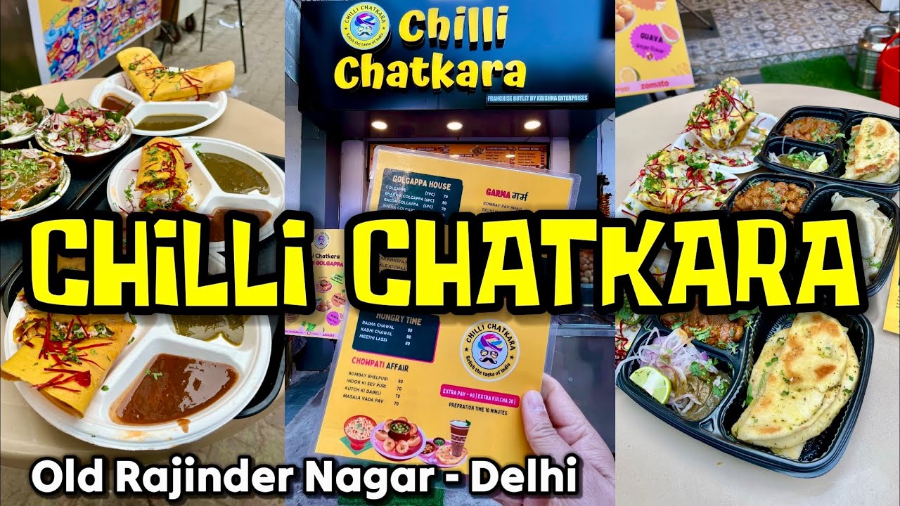 Chilli Chatkara For Dilli Ke Chatore. Haridwar Ki Tikki, Indore Ka Chilla, Golgappe, Nutri Kulcha