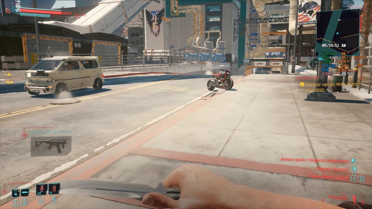 Cyberpunk 2077 PC Gameplay /Supron Fs3/i3 4160/gtx 950/12GB/P 104