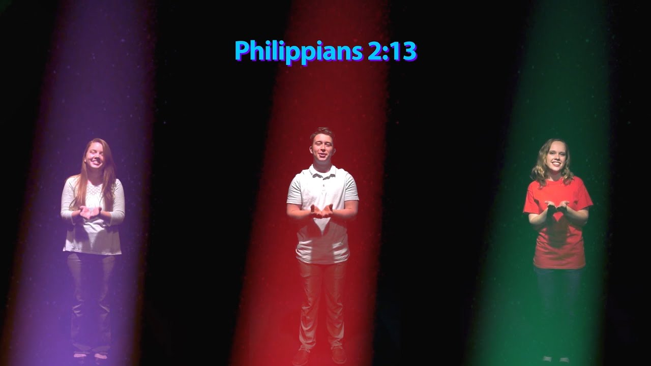 For It Is God (Philippians 2:13) - Verse Song Video