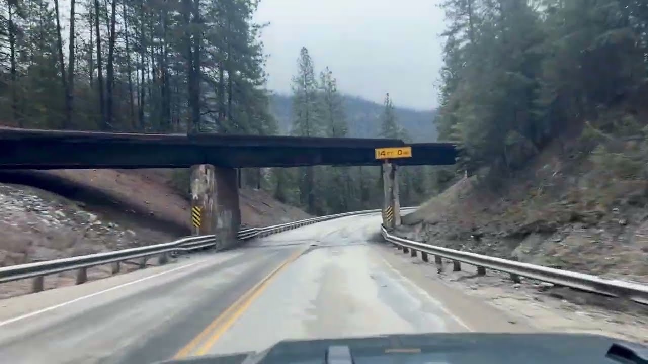 Silent Video | Drive from Laurier | Along Kettle River 