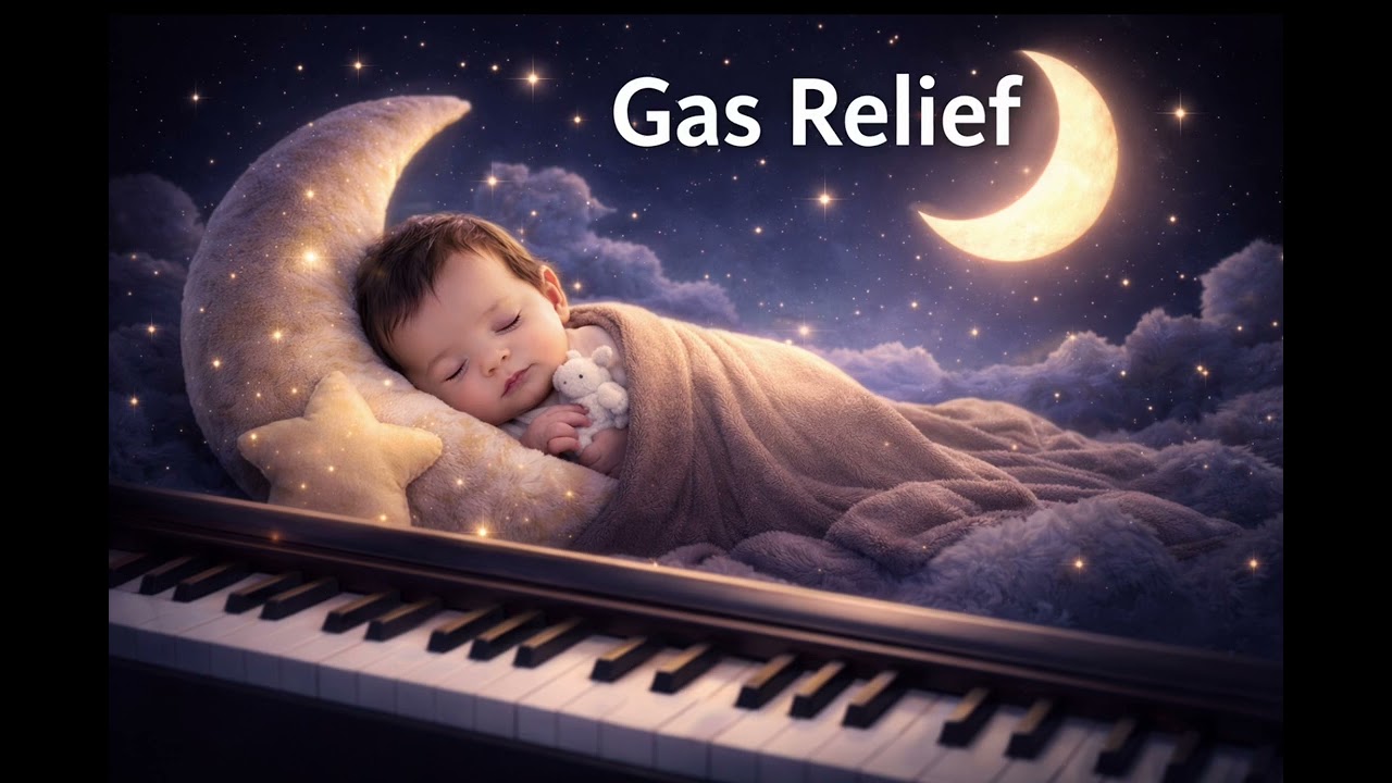 Baby Colic Relief Piano 💤 Deep Sleep Lullaby  No Noise  Tiny Lullaby