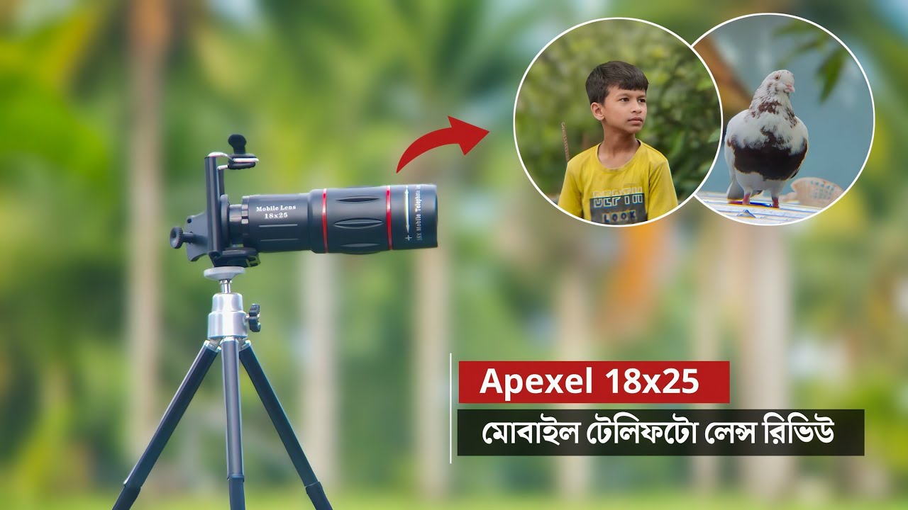 Apexel 18x25 Zoom Telephoto Lens | Apexel 18x Zoom Lens Review