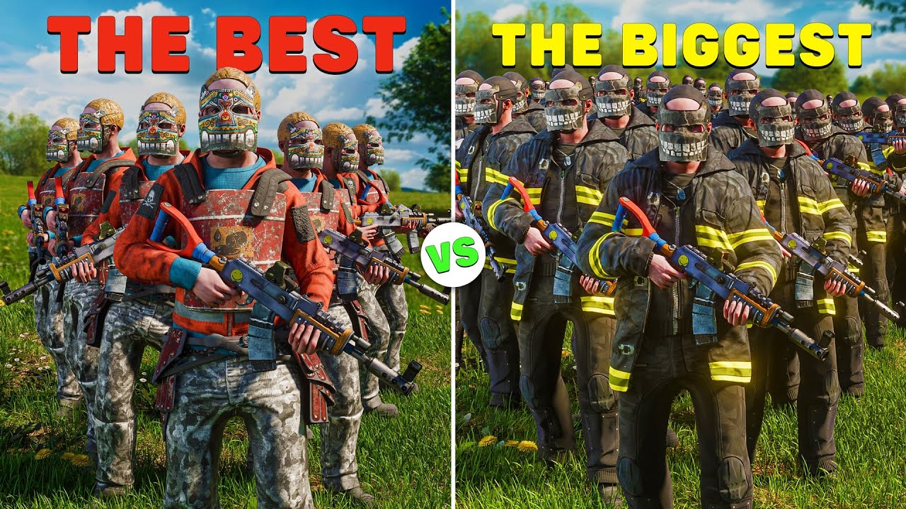 ЛУЧШИЙ КЛАН против САМОГО БОЛЬШОГО КЛАНА в Rust (OT VS R2)
