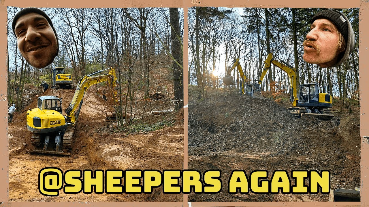 Wir bauen Neue Jumpline im Bikepark Boppard mit @sheeper13  pt.1 | Digging Diaries