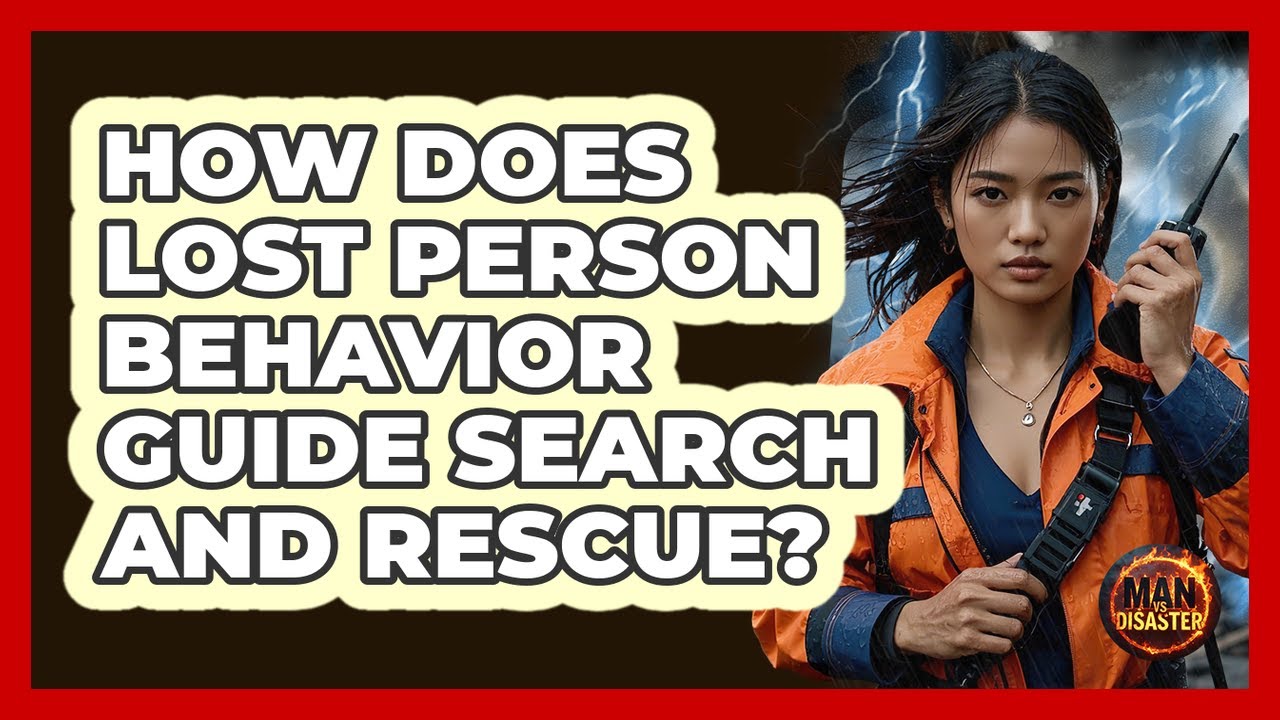How Does Lost Person Behavior Guide Search And Rescue? - Man vs. Disaster