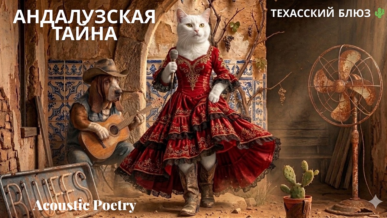 Андалузская тайна (Техасский блюз) 🌵🎸🐱🐶