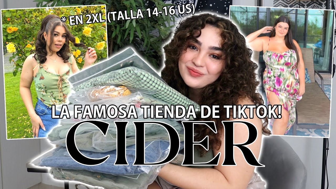 GORDITA PRUEBA CIDER POR PRIMERA VEZ 🍎✨ Haul Tallas Extras 