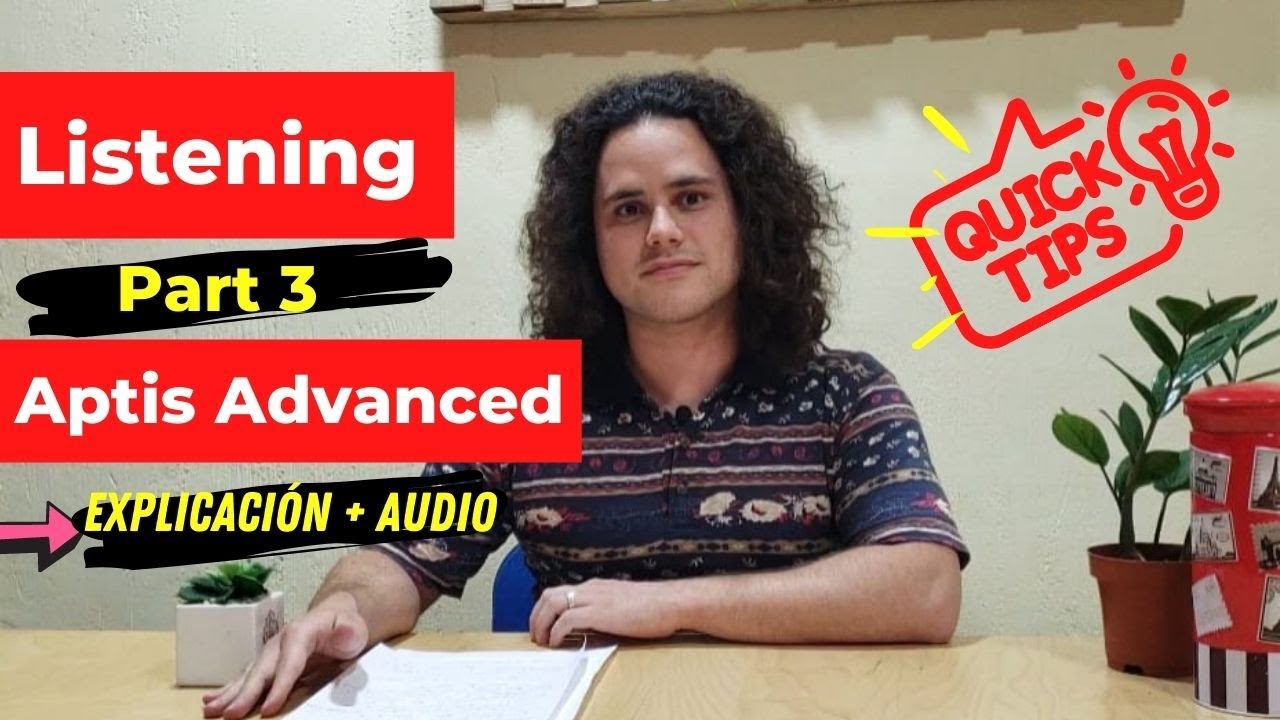 APTIS ADVANCED LISTENING PART 3: Audio y trucos para saber responder ✅