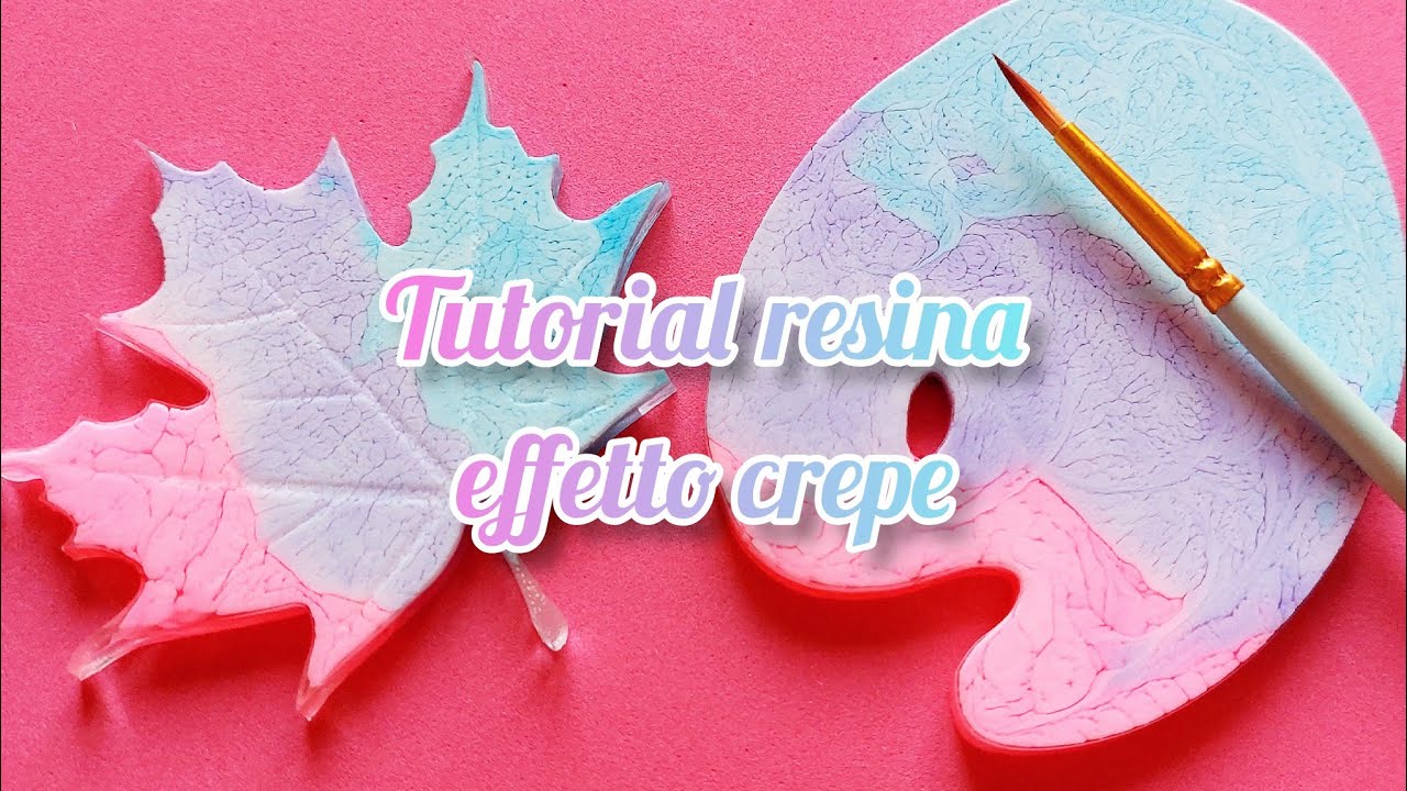 TUTORIAL RESINA EFFETTO CREPE! 💟💜💙