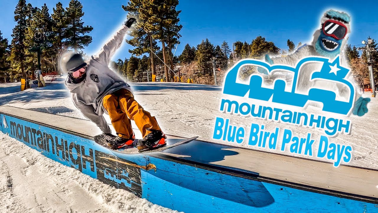 Snowboarding Mountain High Resort Terrain Park