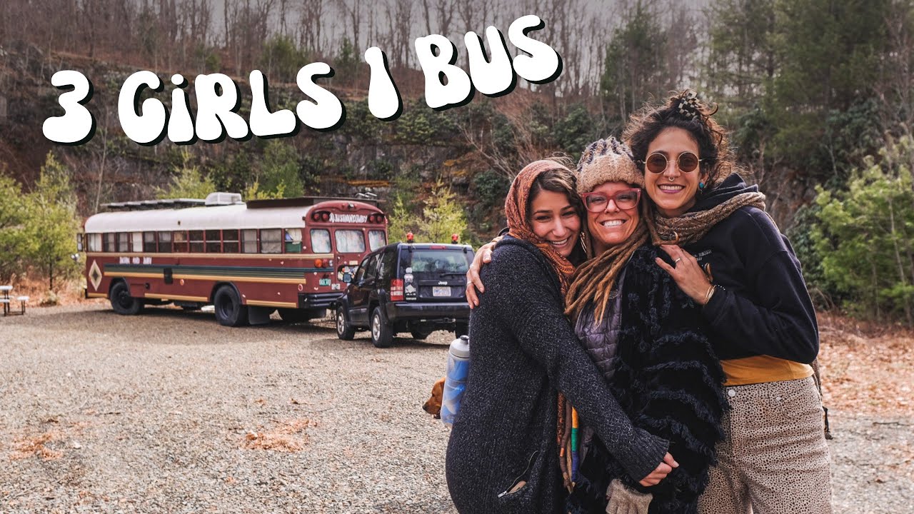Off grid Skoolie living // Girls Only