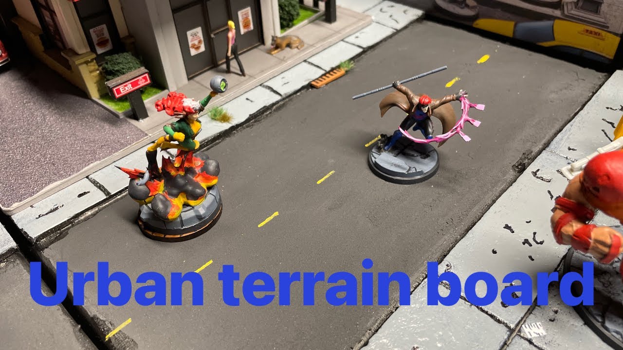 Городская локация для MCP, Zombicide, The Walking Dead и других современных настольных игр